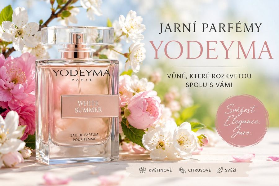 Jarní parfémy YODEYMA 2026: Nejkrásnější vůně pro ženy i muže