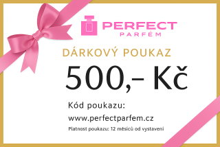 Dárkový poukaz na nákup zboží v hodnotě 500,- Kč