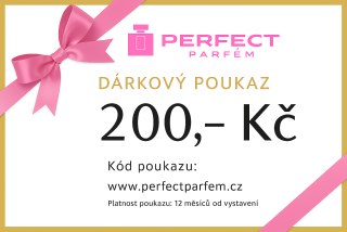Dárkový poukaz na nákup zboží v hodnotě 200,- Kč 
