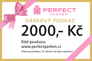 Dárkový poukaz na nákup zboží v hodnotě 2000,- Kč 